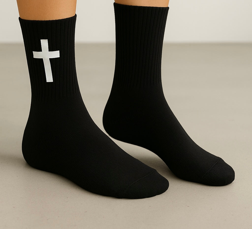 Walk By Faith Cross Socks