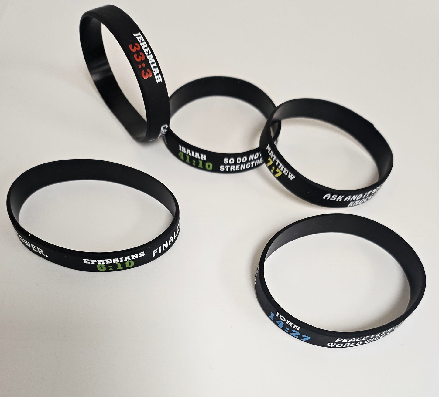 Mystery 5-Pack Bible Verse Bracelets