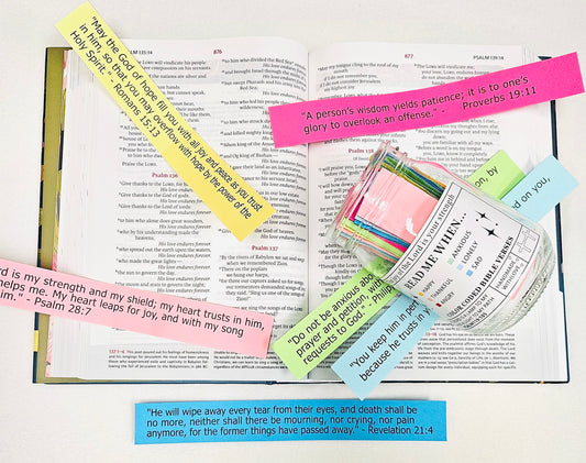 Color Coded Bible Verse Jar – "Read Me When..."