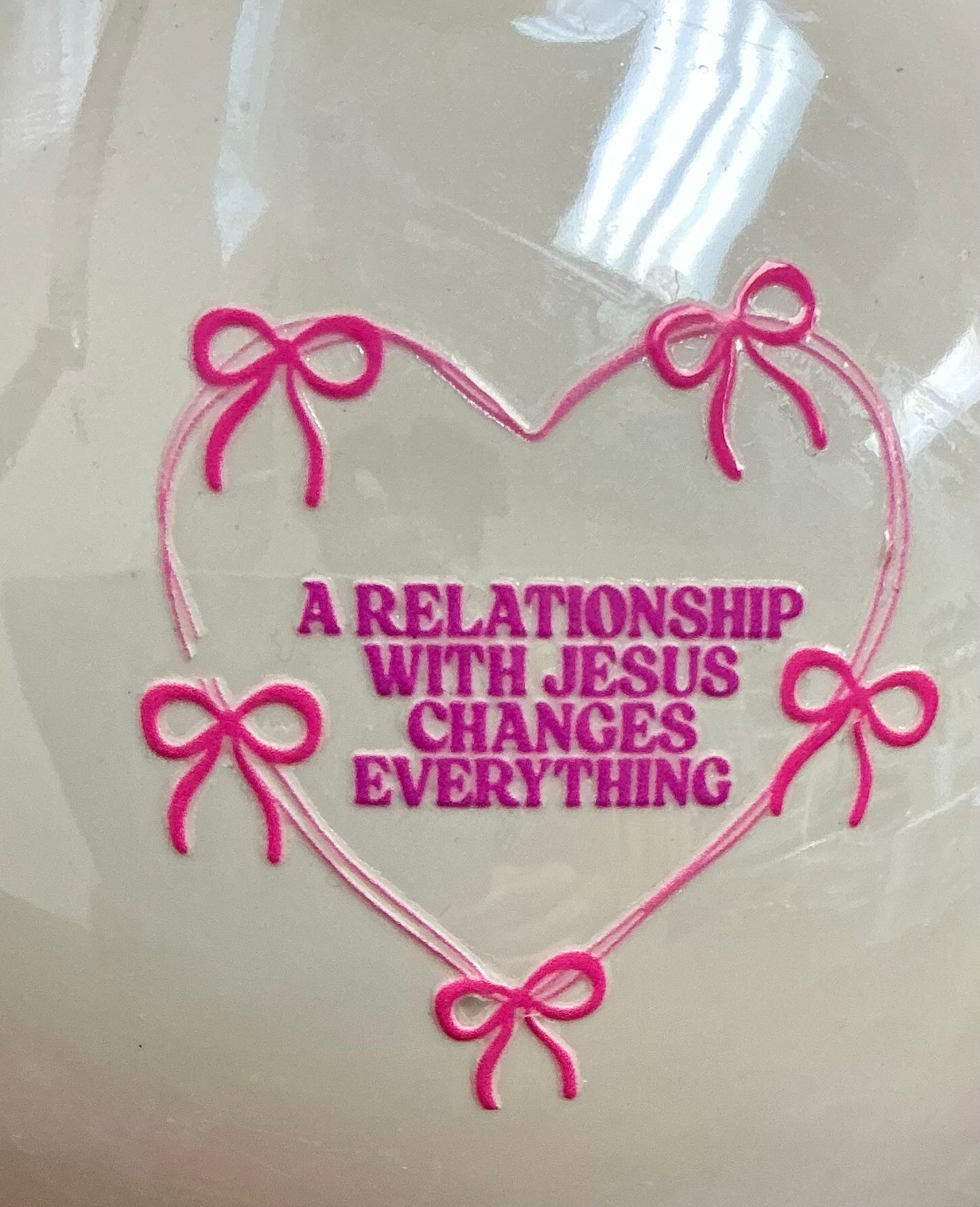 A RELATIONSHIP WITH JESUS STICKER